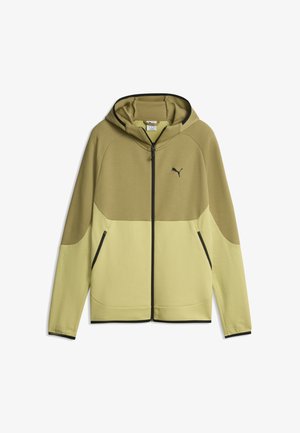 Puma, PUMATECH ELEVATED SLIM KAPUZENJACKE - Sweatjacke - rustic olive