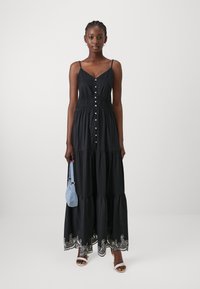 GAP TIERED  - Dolga obleka - black