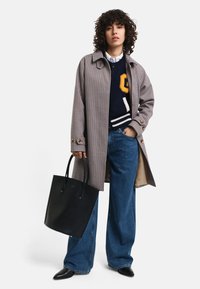 GANT CHECKED CAR - Klassisk frakke - cacao