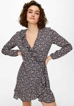 ONLY ONLCARLY L/S SHORT NOOS WVN - Φόρεμα ημέρας - night sky