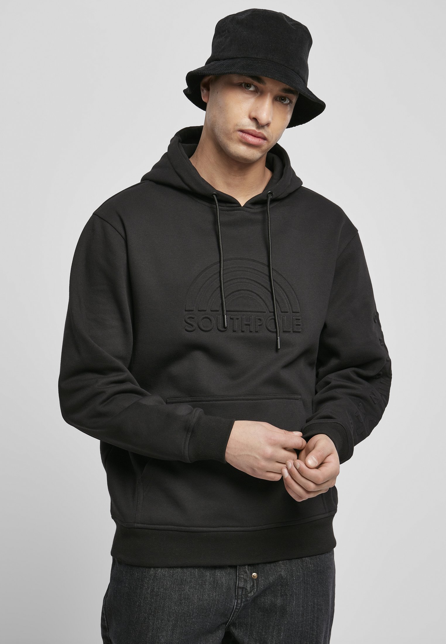 Southpole SOUTHPOLE 3D - Sweat à capuche - black/noir - ZALANDO.FR