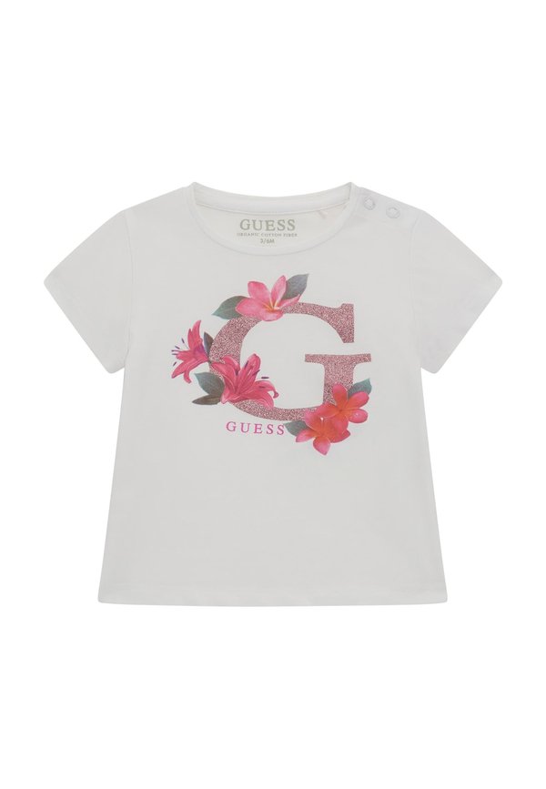 BLUMEN - T-Shirt print - weiß