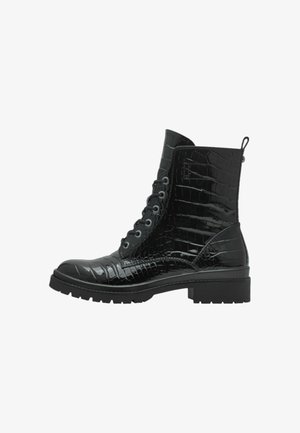 MIT TOUCH-IT REMOVABLE  - Kotníkové boty na platformě - black croco