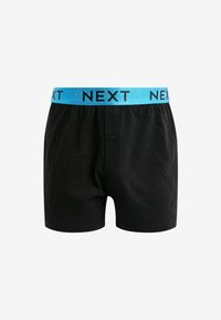 Next TEN PACK - Široke boksarice - black metallic blue green waistband