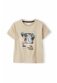 MINOTI SHORT SLEEVE 3 PACK - Pamata T-krekls - stone white green