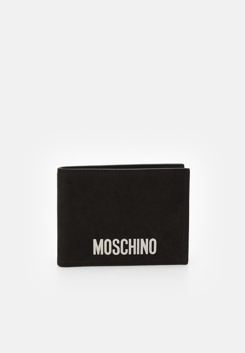 MOSCHINO PORTAFOGLIO UNISEX czarny