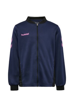 Hummel HUMMEL HMLBLAZE CLUB 26 ZIP JACKET KIDS UNISEX - Trainingsvest - marine pink