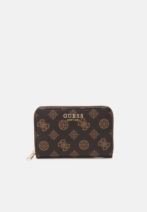 Guess LAUREL MEDIUM ZIP AROUND - Portefeuille - mocha logo