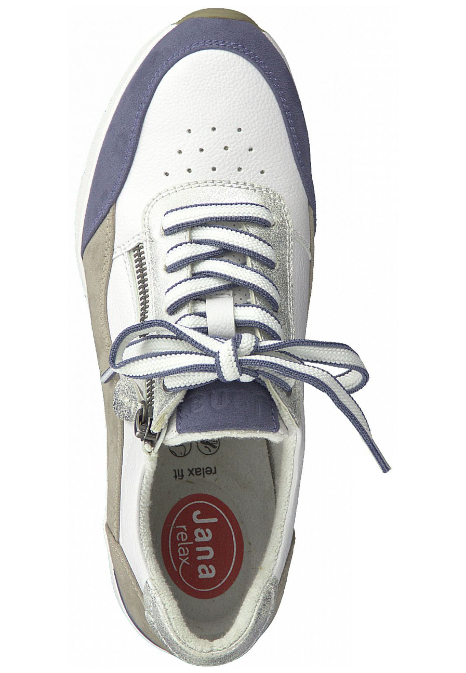 Jana Sneakers laag - white/blue/wit - Zalando.nl