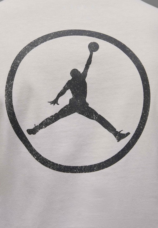 BRAND CAR CREW - Print T-shirt - sail off noir3