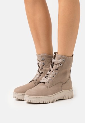 Bottines à plateau - taupe