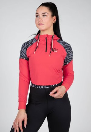 ZION CROPPED  - Kapuzenpullover - red