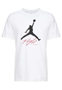 JUMPMAN FLIGHT TEE - T-shirts med print - white/black