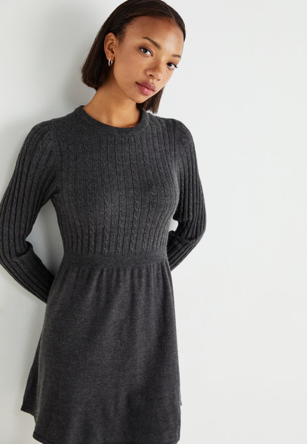 ONLFIA CABLE DRESS - Strickkleid