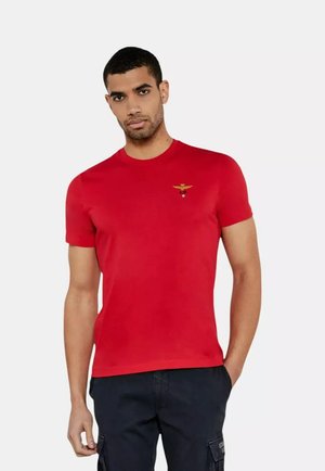 GIROCOLLO - T-shirt basic - rosso