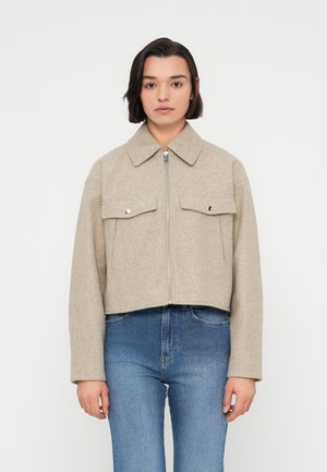 VMFORTUNEFREJ SHORT JACKET - Übergangsjacke - silver mink detail:melange