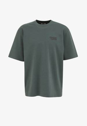 WE Fashion, T-shirt con stampa - green