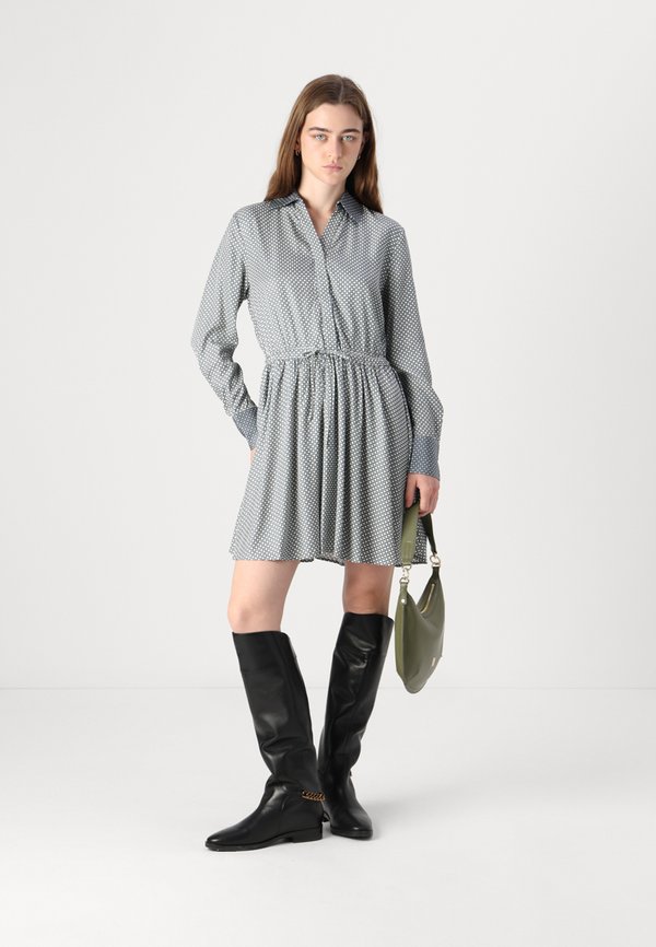 FLUID BELTED SHORT DRESS - Shirt dress2