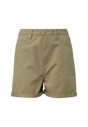 QS, Short en jean - salbeigrün