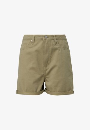 QS, Jeans Shorts - salbeigrün
