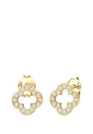 SPARKLING CLOVER - Ohrringe - gold-coloured