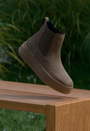 Geox, SPHERICA - Stivaletti con plateau - taupe