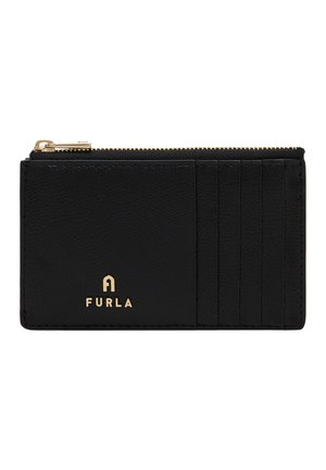 CAMELIA ZIPPED CARD CASE - Vizitinių kortelių dėklas - nero