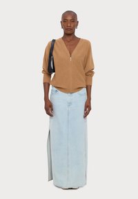 KNITID BATWING - Kardigan - chestnut