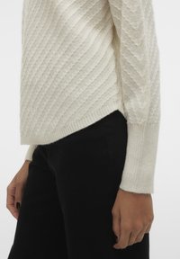Vero Moda VMANJASTINNA LS GA EXC - Džemperis - birch