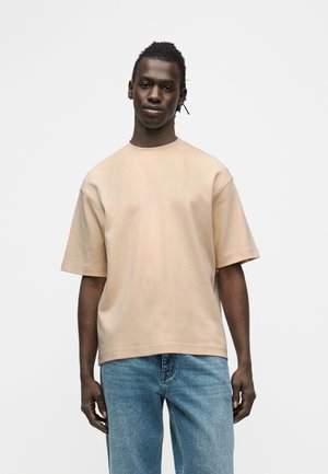 SLHRELAXBOB O NECK TEE - Navadna majica - angora