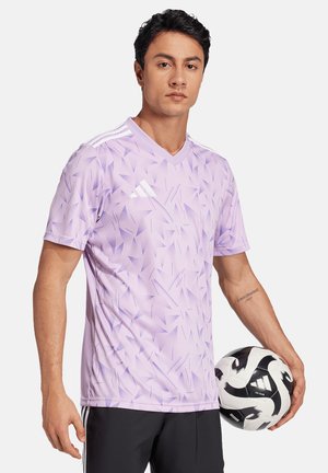 adidas Performance TEAM ICON 25 - T-Shirt print - lilaweiss