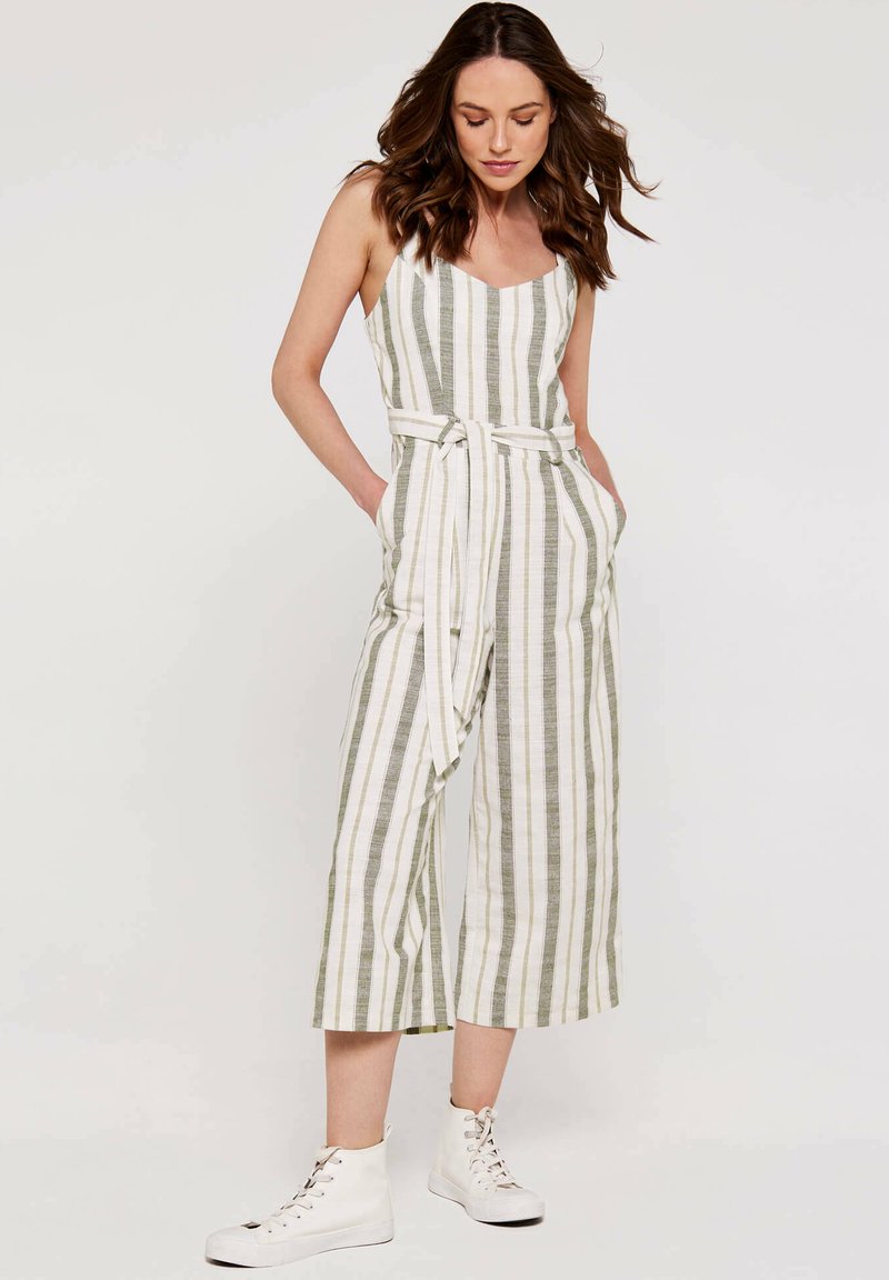 Apricot CAMI STRIPE TIE Jumpsuit khaki Zalando.de