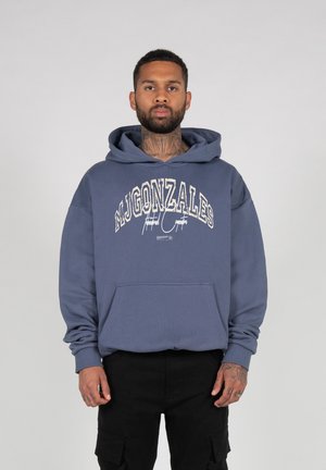 MJ Gonzales INTERNATIONAL HEAVY OVERSIZED - Hoodie - vintageblue