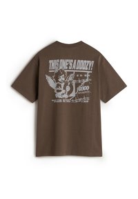 Vans EARTHBOUND LOOSE FIT - Camiseta estampada - dark brown