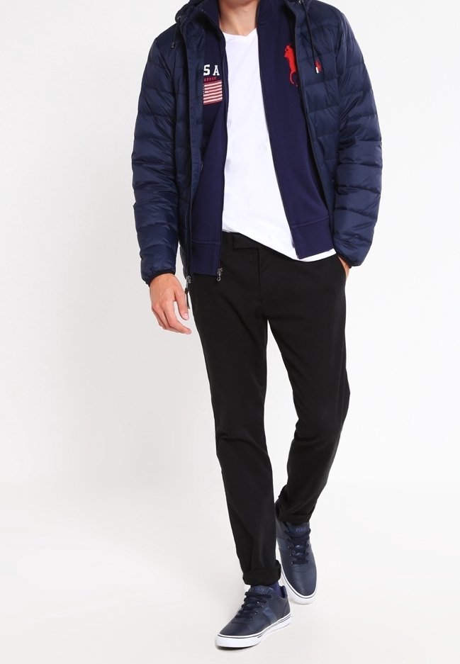 Polo Ralph Lauren Zip-up sweatshirt - dark blue - (Pre-owned