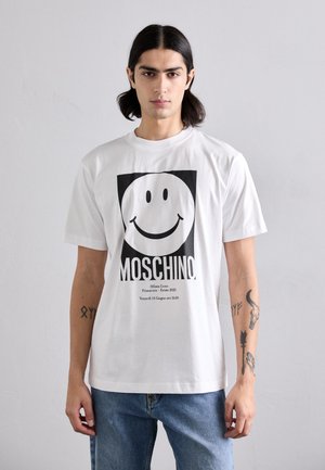 ICONIC ARCHIVE SMILE - T-shirt imprimé - white