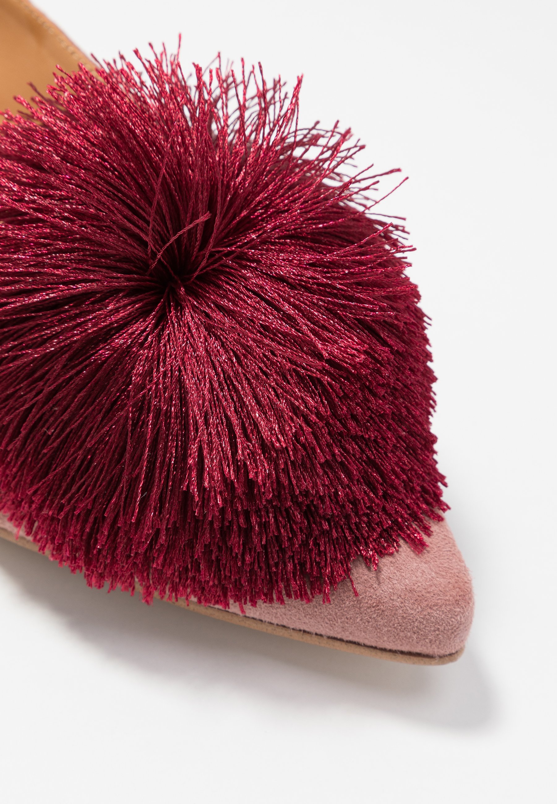 Chatelles CANDIDE POINTY - Slippers - vintage pink/bordeaux Chatelles CANDIDE POINTY - Slippers - vintage pink/bordeaux