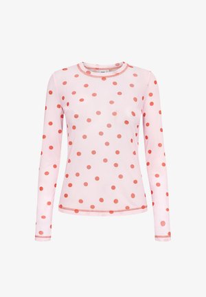 Nümph, NUSINE MESH BLOUSE - Blusa - pink lady