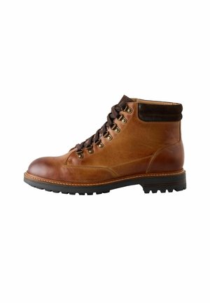 Next, Lace-up ankle boots - tan brown