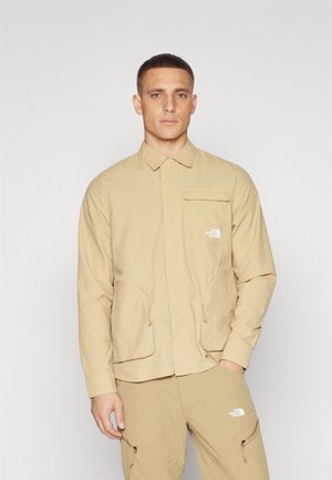 UTILITY OVERSIZED SHIRT - Button down-skjorte - khaki stone