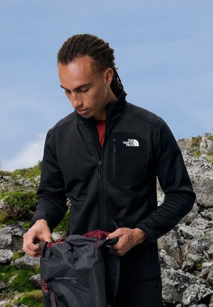 CREST  - Sweat zippé - black