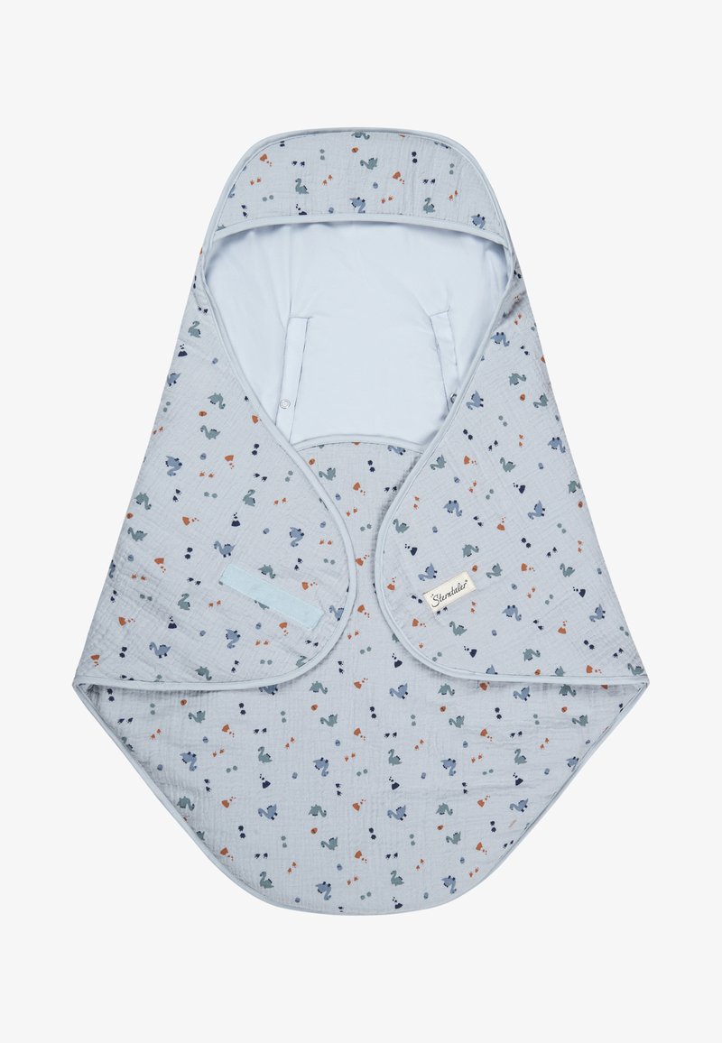 Sterntaler DINO REXI - Baby blanket - graues blau