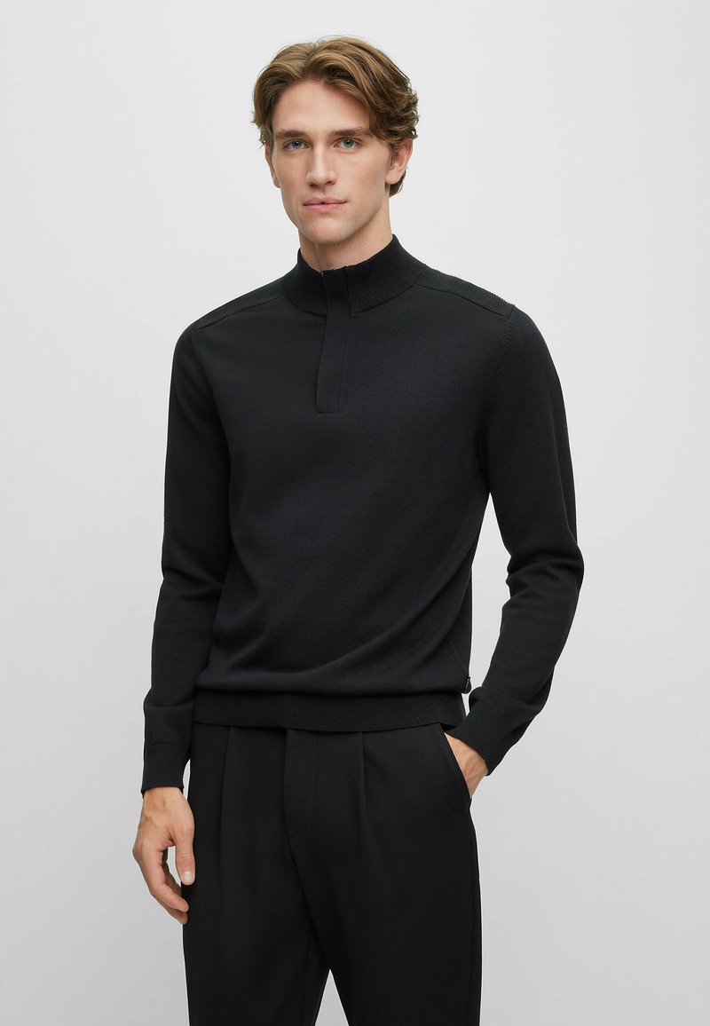 BOSS ZELCHIOR - Jersey De Punto - Black/negro