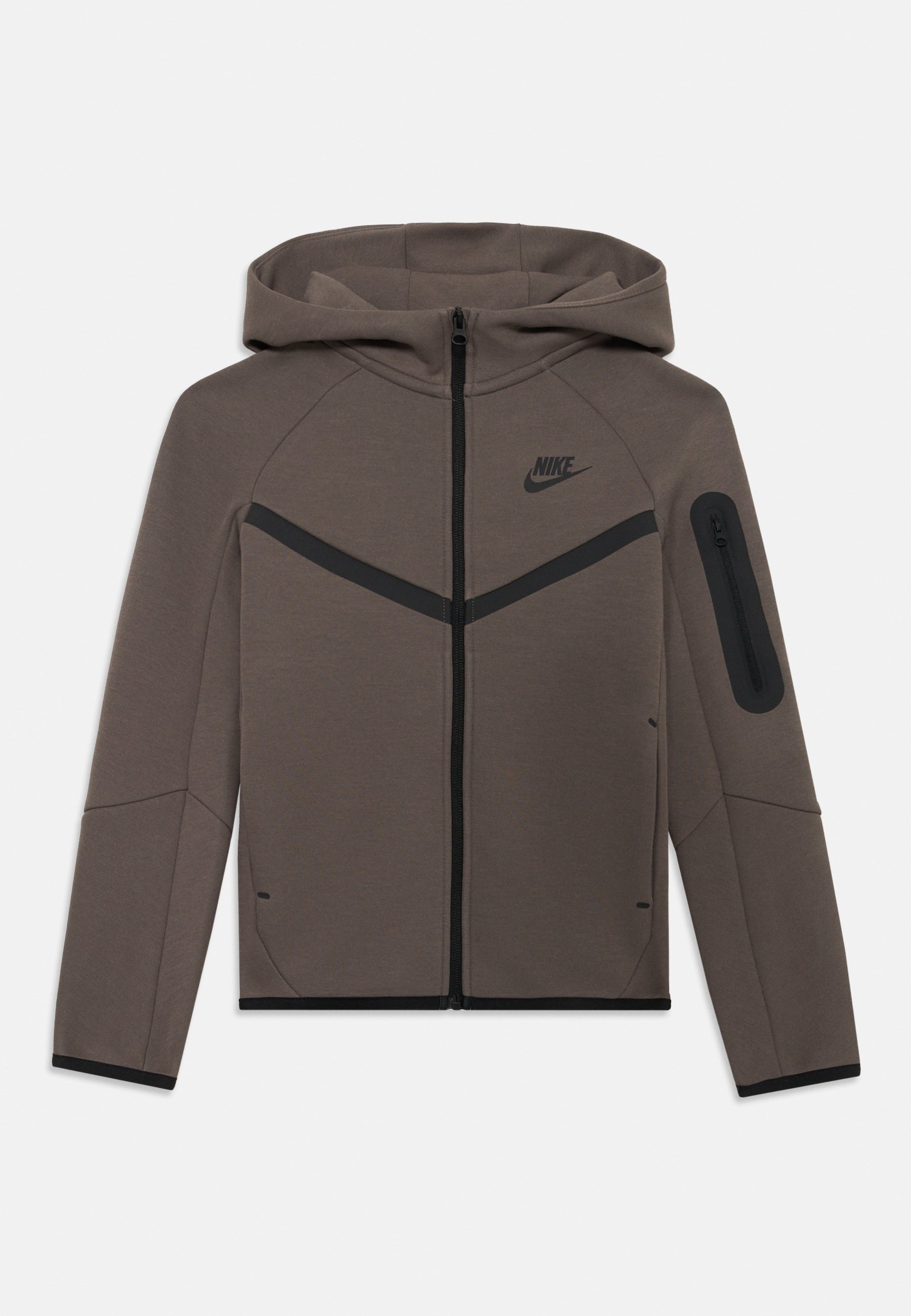 Nike Sportswear UNISEX Zip-up sweatshirt cave stone/black/dark