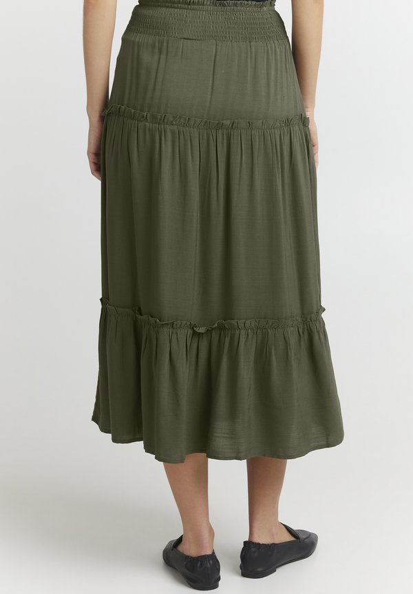FRSUNNY - A-line skirt - olive night2