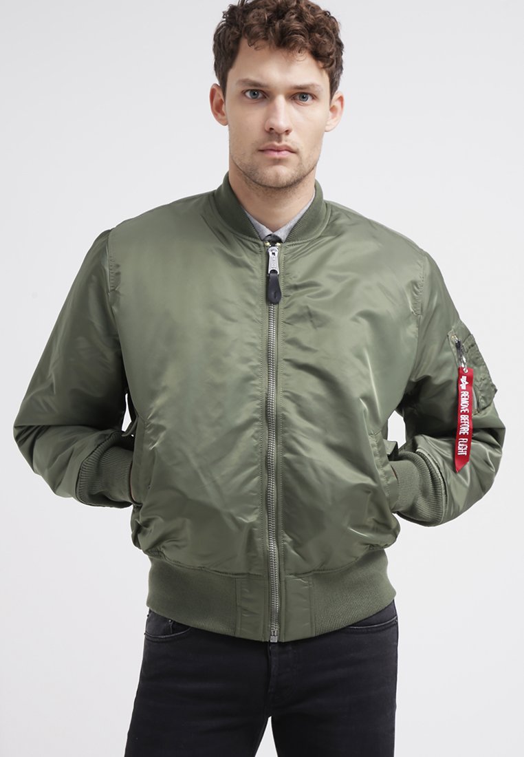 Alpha Industries - Bomber Jacket - sage green, Enlarge