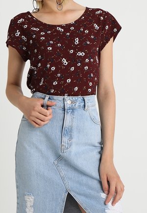 Bluse - dark red