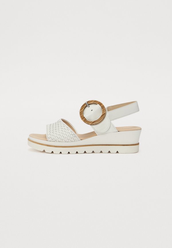 Wedge sandals - weiss