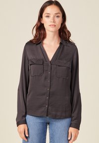 BONOBO Jeans MIT LANGEN ÄRMELN - Camicia - gris foncé