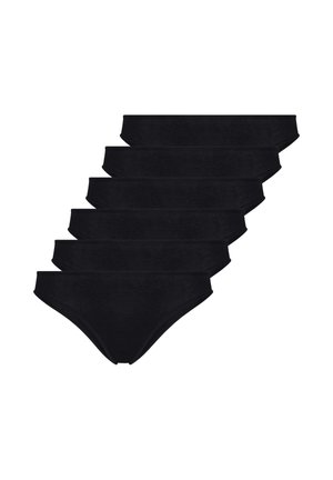 6 PACK - Slip - nero